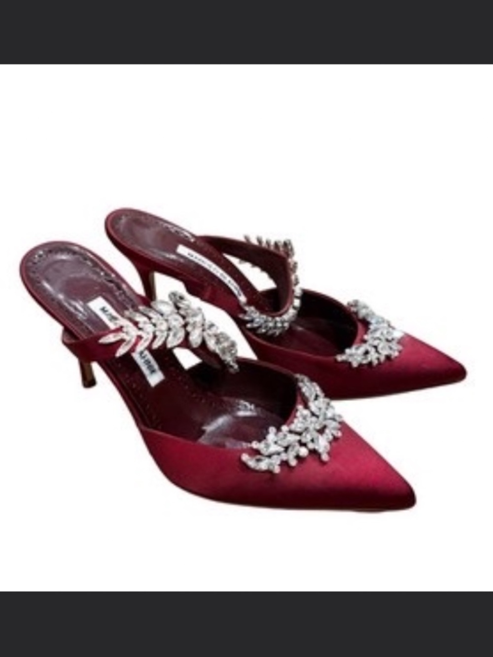 LaLa Anthony Closet - Manolo Blahnik Heels Size IT 39.5/US 9.5 Lightly Used